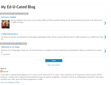 Tablet Screenshot of myeducatedblog.blogspot.com