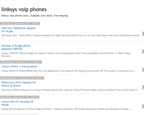 Tablet Screenshot of linksysvoipphones.blogspot.com