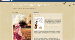 Desktop Screenshot of enlightenedheathen.blogspot.com