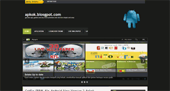 Desktop Screenshot of apkok.blogspot.com
