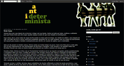 Desktop Screenshot of antideterminista.blogspot.com