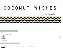 Tablet Screenshot of coconutwishes.blogspot.com