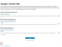 Tablet Screenshot of aoyagisgardenbox.blogspot.com