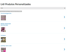 Tablet Screenshot of lidiprodutospersonalizados.blogspot.com
