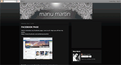 Desktop Screenshot of manumartin.blogspot.com
