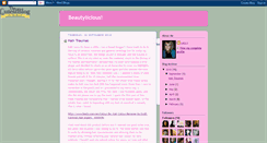 Desktop Screenshot of beautyliciousx.blogspot.com