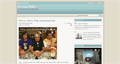 Desktop Screenshot of itsjustphilly.blogspot.com