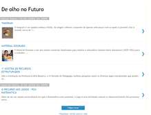 Tablet Screenshot of deolhonofuturo2009.blogspot.com