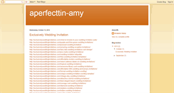 Desktop Screenshot of aperfecttin-amy.blogspot.com