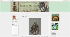 Desktop Screenshot of heartinmyhand.blogspot.com