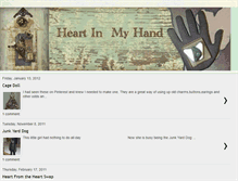 Tablet Screenshot of heartinmyhand.blogspot.com