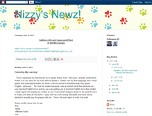 Tablet Screenshot of nizzysnewz.blogspot.com