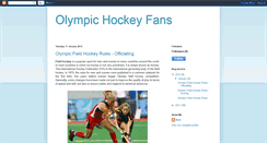 Desktop Screenshot of olympichockeyfans.blogspot.com