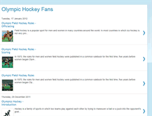 Tablet Screenshot of olympichockeyfans.blogspot.com