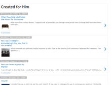 Tablet Screenshot of createdforhim.blogspot.com
