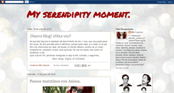 Desktop Screenshot of myserendipitymoment.blogspot.com