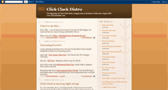 Desktop Screenshot of clickclackdistro.blogspot.com