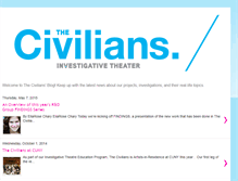 Tablet Screenshot of blogforthecivilians.blogspot.com