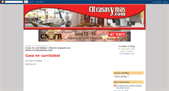 Desktop Screenshot of crcasasymas.blogspot.com