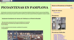 Desktop Screenshot of picoantenasenpamplona.blogspot.com