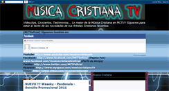 Desktop Screenshot of musicacristianatvoficial.blogspot.com