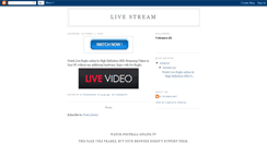 Desktop Screenshot of livestreamfree.blogspot.com