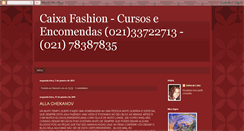 Desktop Screenshot of caixafashion.blogspot.com