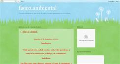 Desktop Screenshot of fisico-ambiental.blogspot.com