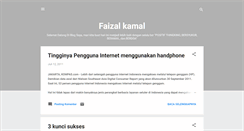 Desktop Screenshot of faizalkamal.blogspot.com