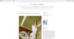 Desktop Screenshot of guamevents.blogspot.com