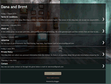 Tablet Screenshot of danaandbrent.blogspot.com