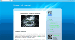 Desktop Screenshot of infomaniacsysten.blogspot.com