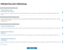 Tablet Screenshot of luisa-presentacionpersonal.blogspot.com