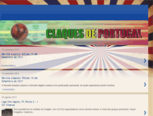 Tablet Screenshot of claques-portugal.blogspot.com