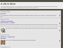 Tablet Screenshot of alifeinsilver.blogspot.com