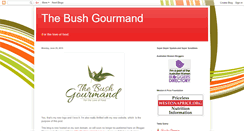 Desktop Screenshot of bushgourmand.blogspot.com