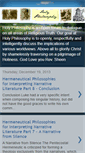 Mobile Screenshot of holyphilosophy.blogspot.com