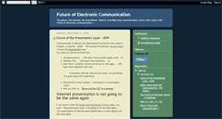 Desktop Screenshot of future-of-electronic-communication.blogspot.com