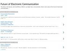 Tablet Screenshot of future-of-electronic-communication.blogspot.com