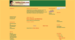 Desktop Screenshot of indiankala.blogspot.com