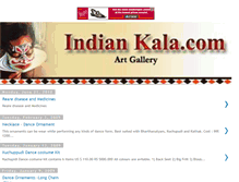 Tablet Screenshot of indiankala.blogspot.com