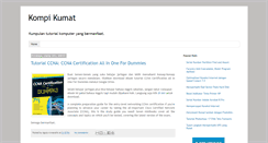 Desktop Screenshot of kompikumat.blogspot.com