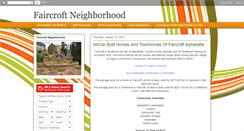 Desktop Screenshot of faircroft.blogspot.com