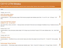 Tablet Screenshot of cs110uitmmelaka.blogspot.com