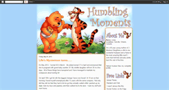 Desktop Screenshot of humblingmoments.blogspot.com