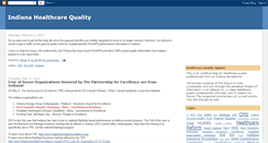 Desktop Screenshot of indianahealthcarequality.blogspot.com