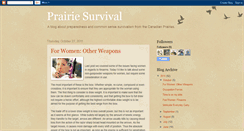 Desktop Screenshot of prairiesurvival.blogspot.com