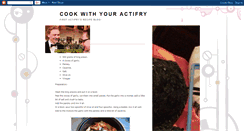 Desktop Screenshot of cookwithyouractifry.blogspot.com