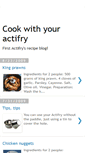 Mobile Screenshot of cookwithyouractifry.blogspot.com