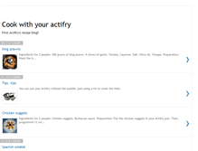 Tablet Screenshot of cookwithyouractifry.blogspot.com